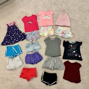 Lot of girls 3T - bundle - shirts, shorts, dress, skirt